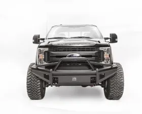 Fab Fours 2017-2021 Ford Super Duty Front Elite Ranch Bumper w/Pre-Runner Guard (F-250 - F-550) w/Tow Hooks