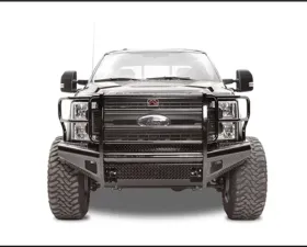 Fab Fours 2017-2021 Ford Super Duty Front Ranch Bumper w/Full Guard (F-250 - F-550) w/Tow Hooks Bare