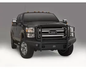 Fab Fours 99-04 Ford Super Duty Front Elite Ranch Bumper w/Full Guard (F-250 - F-550) w/Tow Hooks Bare