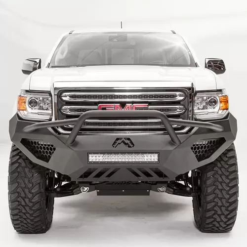 Fab Fours 07-18 Jeep Wrangler JK Front Full Width Grumper Bare - GR1010-B