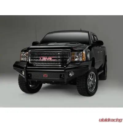 Fab Fours 11-14 GMC HD Front Ranch Bumper w/No Guard (2500 - 3500) w/Tow Hooks Bare - GM11-S2861-1