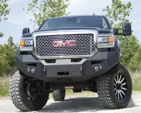 Fab Fours 15-18 GMC Heavy Duty Front Winch Bumper w/No Grill Guard