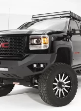 Fab Fours 15-18 GMC HD Vengeance Front Sensor Bumper w/No Guard Bare                                     - GM15-V3151-B - Image 3