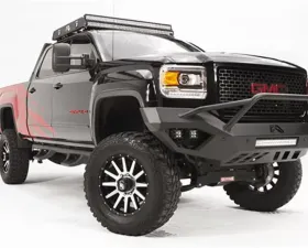 Fab Fours 15-18 GMC HD Vengeance Front Sensor Bumper w/Pre-Runner Guard