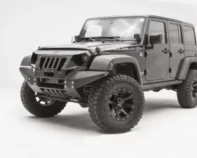 Fab Fours 07-18 Jeep Wrangler JK Front Full Width Grumper