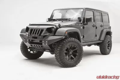 Fab Fours 07-18 Jeep Wrangler JK Front Full Width Grumper - GR1010-1