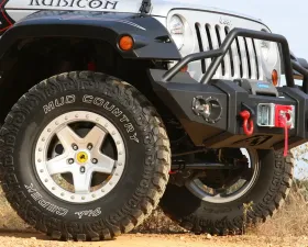 Fab Fours 07-18 Jeep Wrangler JK Lifestyle Front Winch Bumper w/Pre-Runner Grill Guard