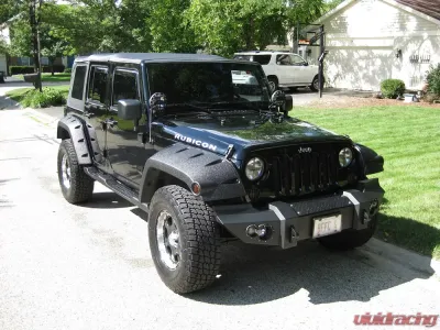 Fab Fours 07-18 Jeep Wrangler JK Lifestyle Front Winch Bumper w/No Grill Guard - JK07-B1851-1