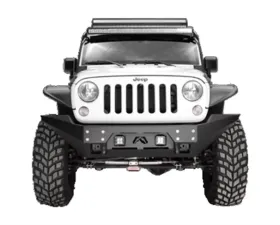 Fab Fours 07-18 Jeep Wrangler JK FMJ Full Width Front Winch Bumper