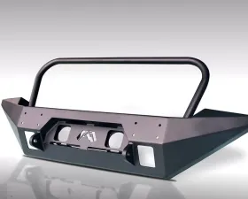 Fab Fours 07-18 Jeep Wrangler JK FMJ Full Width Front Winch Bumper w/Grill Guard