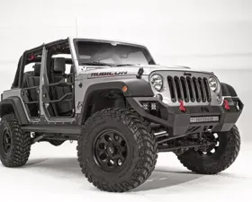 Fab Fours 07-18 Jeep Wrangler JK Vengeance Front Bumper w/No Guard