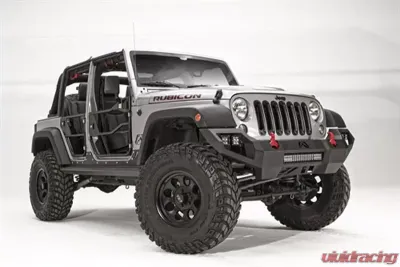 Fab Fours 07-18 Jeep Wrangler JK Vengeance Front Bumper w/No Guard - JK07-D1851-1