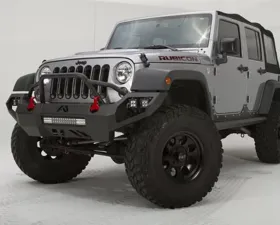 Fab Fours 07-18 Jeep Wrangler JK Vengeance Front Bumper w/Pre-Runner Guard