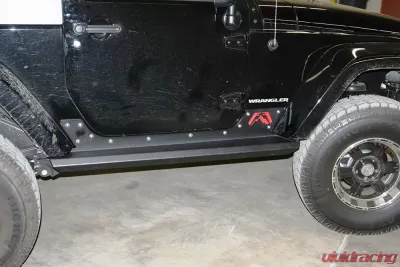 Fab Fours 07-18 Jeep Wrangler JK 2 Door Unlimited Rock Sliders - JK07-G1350-1