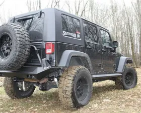 Fab Fours 07-18 Jeep Wrangler JK Rear Base Bumper Bare (NO Tire Carrier)