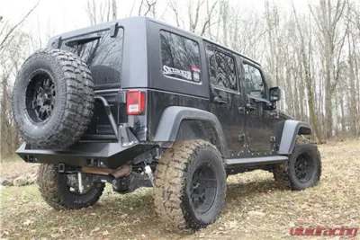 Fab Fours 07-18 Jeep Wrangler JK Rear Base Bumper Bare (NO Tire Carrier) - JK07-Y1251-B