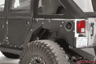 Fab Fours 07-18 4 Door Jeep Wrangler JK Rear Replacement Fender - JK1001-1
