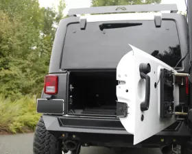 Fab Fours 07-18 Jeep Wrangler JK Off the Door Tire Carrier (needs base bumper)