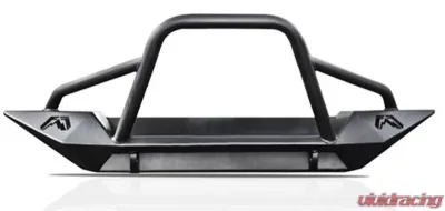 Fab Fours 07-18 Jeep Wrangler JK Lifestyle Front Winch Bumper w/No Grill Guard Bare - JK07-B1851-B