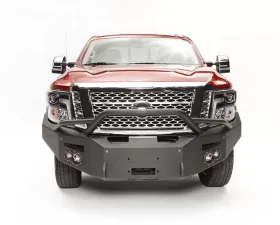 Fab Fours 16-18 Nissan Titan XD Front Winch Bumper w/Pre-Runner Guard