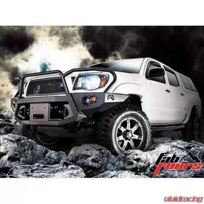 Fab Fours 05-11 Toyota Tacoma Front Winch Bumper w/Grill Guard Bare - TT05-B1550-B
