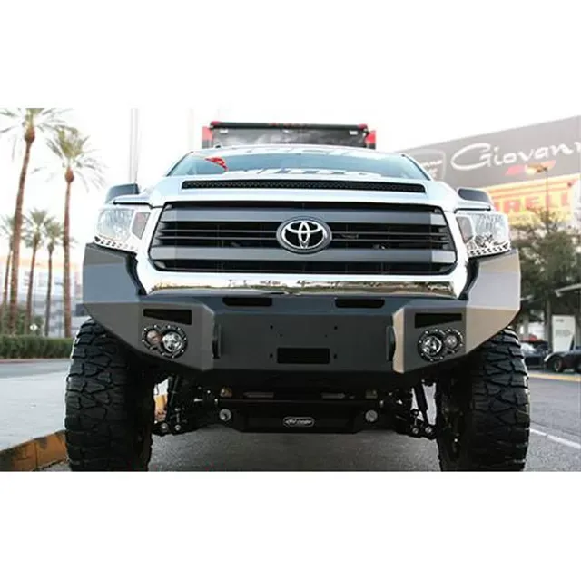 Fab Fours 14-18 Toyota Tundra Front Winch Bumper w/No Grill Guard Bare - TT14-H2851-B
