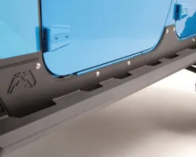 Fab Fours Light Rock Siders Bare Jeep Wrangler JK 4-Door 2007-2018