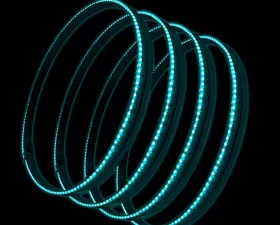 Oracle Lighting Aqua Single Row LED Illuminated Wheel Rings