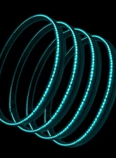 Oracle Lighting Aqua Single Row LED Illuminated Wheel Rings                                     - 4215-010 - Image 5