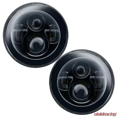 Oracle Lighting 7 Inch ColorSHIFT High Powered LED Headlights Black Bezel (Pair) w/ RF Controller Jeep 2007+ - 5769-330