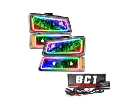 Oracle Lighting Chevrolet Silverado 2003-2006 ORACLE Square ColorSHIFT Dual Halo Kit