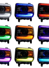 Oracle Lighting GMC Sierra 2014-2015 ORACLE ColorSHIFT DRL Replacement                                     - 2450-504 - Image 2