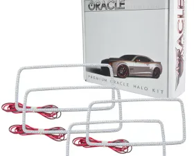 Oracle Lighting GMC Sierra 2007-2013 ORACLE LED Halo Kit (New Square Ring Design)