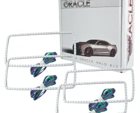 Oracle Lighting GMC Sierra 2007-2013 ORACLE ColorSHIFT Halo Kit (New Square Ring Design)