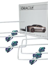 Oracle Lighting GMC Sierra 2007-2013 ORACLE ColorSHIFT Halo Kit (New Square Ring Design)                                     - 2629-334 - Image 2