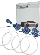 Oracle Lighting GMC Sierra 2007-2013 ORACLE ColorSHIFT Halo Kit (Round Ring Design)                                     - 2653-504 - Image 2