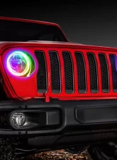Oracle Lighting ColorSHIFT RGB+W Headlight DRL Upgrade Kit w/ BC1 Controller Jeep Wrangler JL | Gladiator JT 2018+                                     - 1346-335 - Image 14