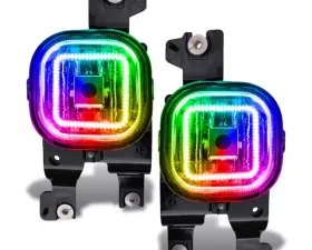Oracle Lighting Ford Superduty 2008-2010 ORACLE LED Fog Light Halo Kit ColorSHIFT - No Controller