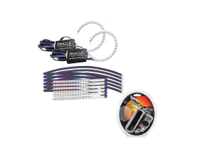 Oracle Lighting ColorSHIFT DRL Upgrade w/ Halo Kit w/ RF Controller Ford Mustang 2018-2022