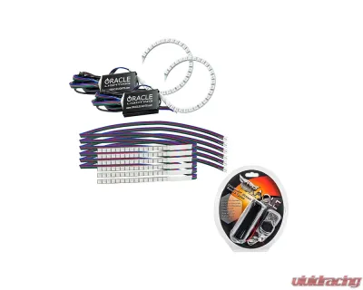 Oracle Lighting ColorSHIFT DRL Upgrade w/ Halo Kit w/ RF Controller Ford Mustang 2018-2022 - 1348-330