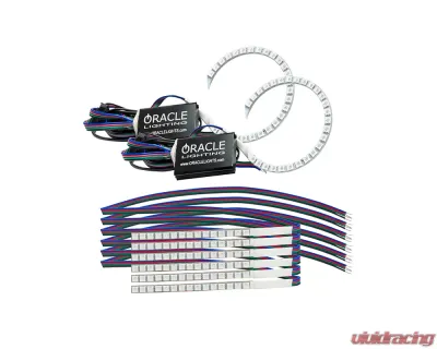 Oracle Lighting ColorSHIFT DRL Upgrade w/ Halo Kit w/ No Controller Ford Mustang 2018-2022 - 1348-334
