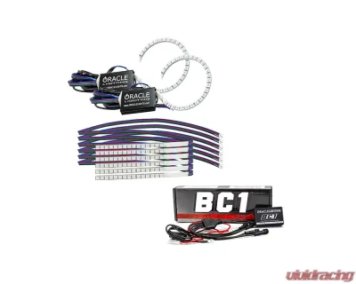 Oracle Lighting ColorSHIFT DRL Upgrade w/ Halo Kit w/ BC1 Controller Ford Mustang 2018-2022 - 1348-335