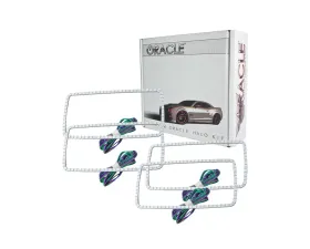 Oracle Lighting GMC Sierra 2007-2013 ORACLE ColorSHIFT Halo Kit (New Square Ring Design)