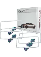 Oracle Lighting GMC Sierra 2007-2013 ORACLE ColorSHIFT Halo Kit (New Square Ring Design)                                     - 2629-335 - Image 4