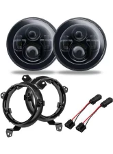 Oracle Lighting 7 Inch High Powered LED Headlights (Pair) No Halo Jeep Wrangler JL | Gladiator JT 2018+                                     - 5769J-504 - Image 2