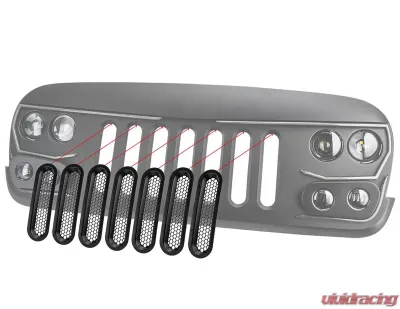 Oracle Lighting Vertical Mesh Inserts for ORACLE Vector Grill (JK Model Only) - 5840-504