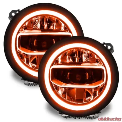 Oracle Lighting ColorSHIFT RGB+W Headlight DRL Upgrade Kit w/ BC1 Controller Jeep Wrangler JL | Gladiator JT 2018+ - 1346-335