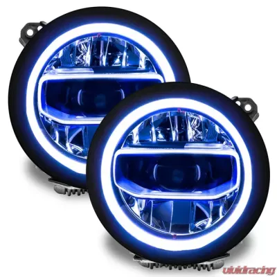 Oracle Lighting ColorSHIFT RGB+W Headlight DRL Upgrade Kit w/ BC1 Controller Jeep Wrangler JL | Gladiator JT 2018+ - 1346-335