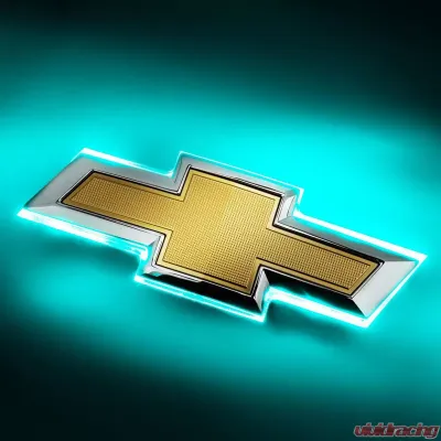 Oracle Lighting 2016-2020 Chevrolet Camaro Illuminated Bowtie - Dual Intensity - Aqua - 3461-010