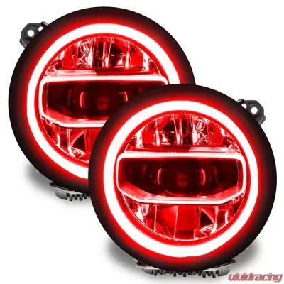 Oracle Lighting ColorSHIFT RGB+W Headlight DRL Upgrade Kit w/ BC1 Controller Jeep Wrangler JL | Gladiator JT 2018+ - 1346-335